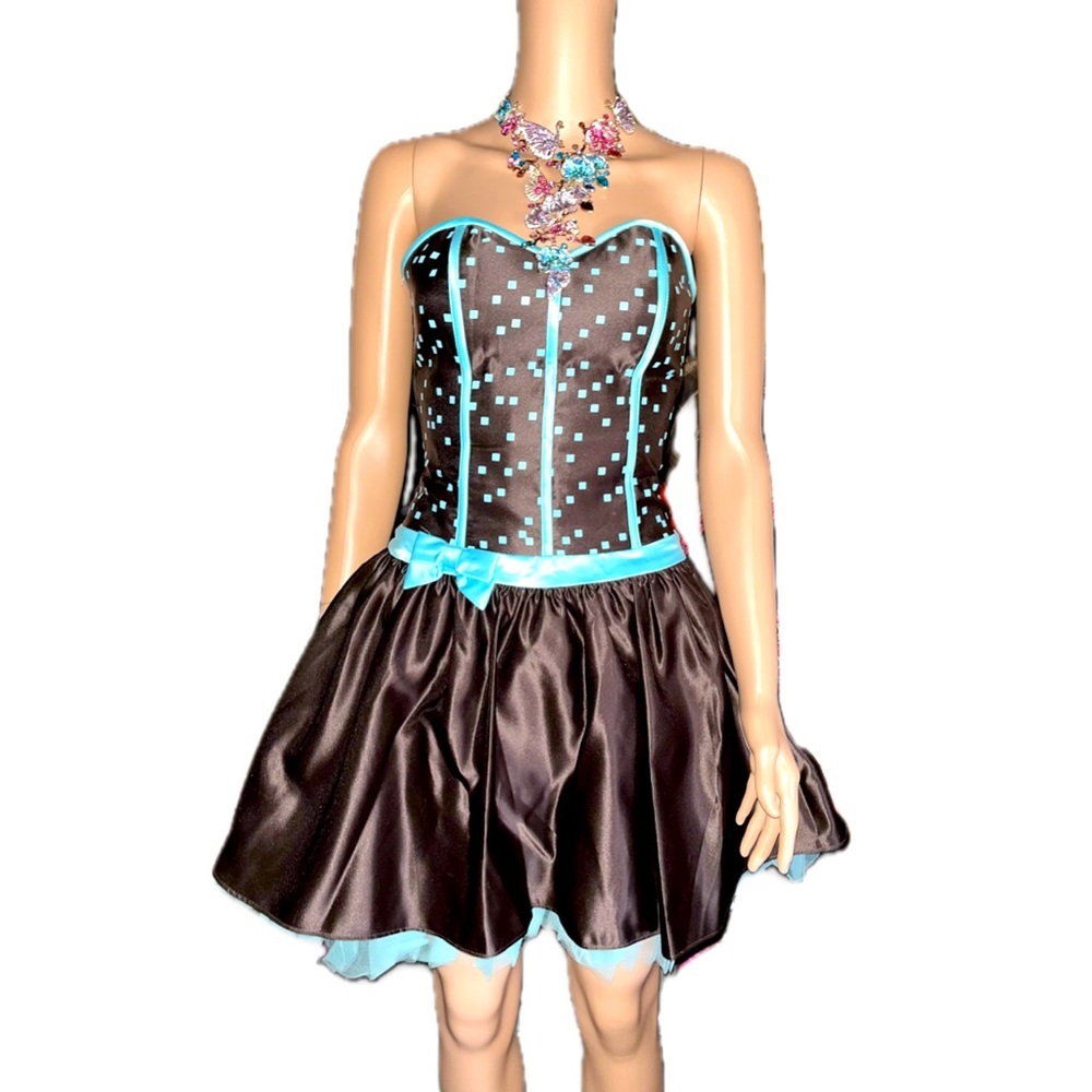 Vintage Gunne Sax Corseted formal/prom mini-dress
